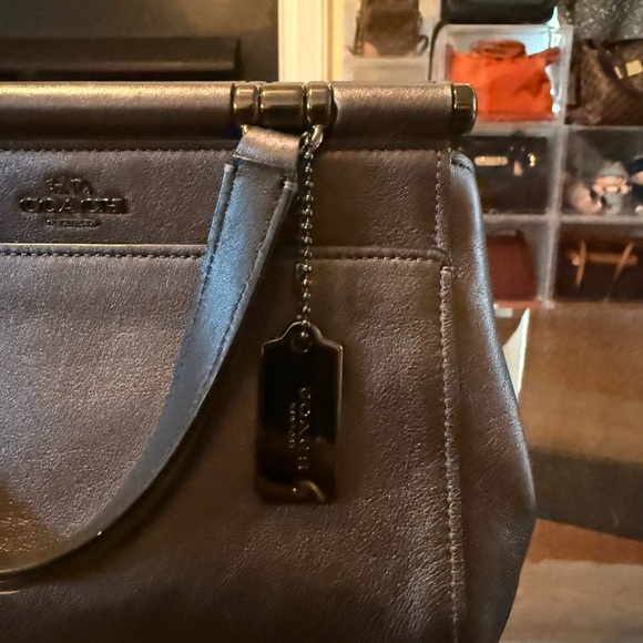 Coach Grace 20 – Metallic Black + Gunmetal – NWOT - Picture 7 of 14